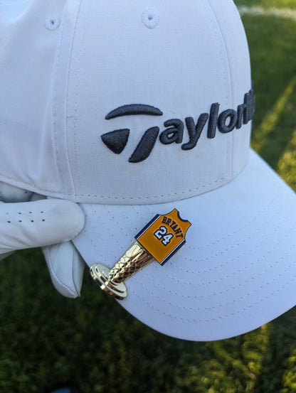 Larry OB Championship Trophy Magnetic Golf Hat Clip