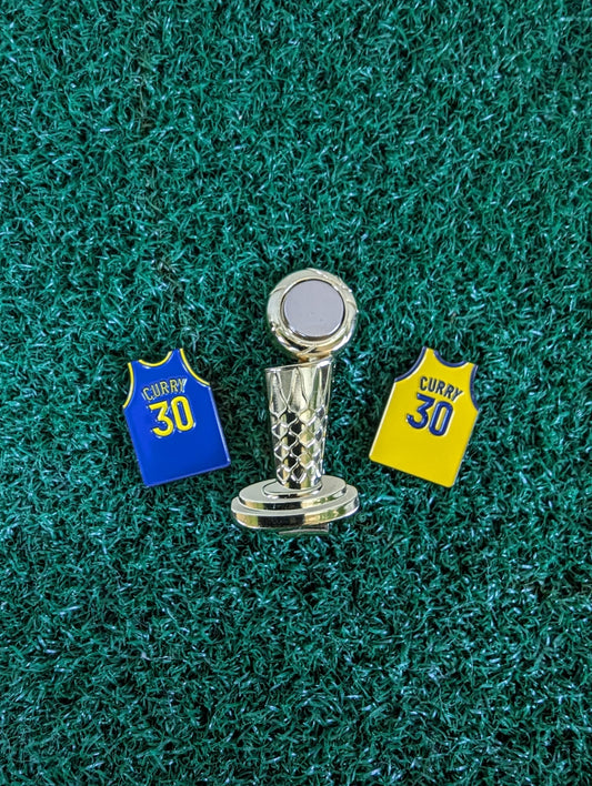 Chef Curry Jersey Inspired Golf Ball Marker