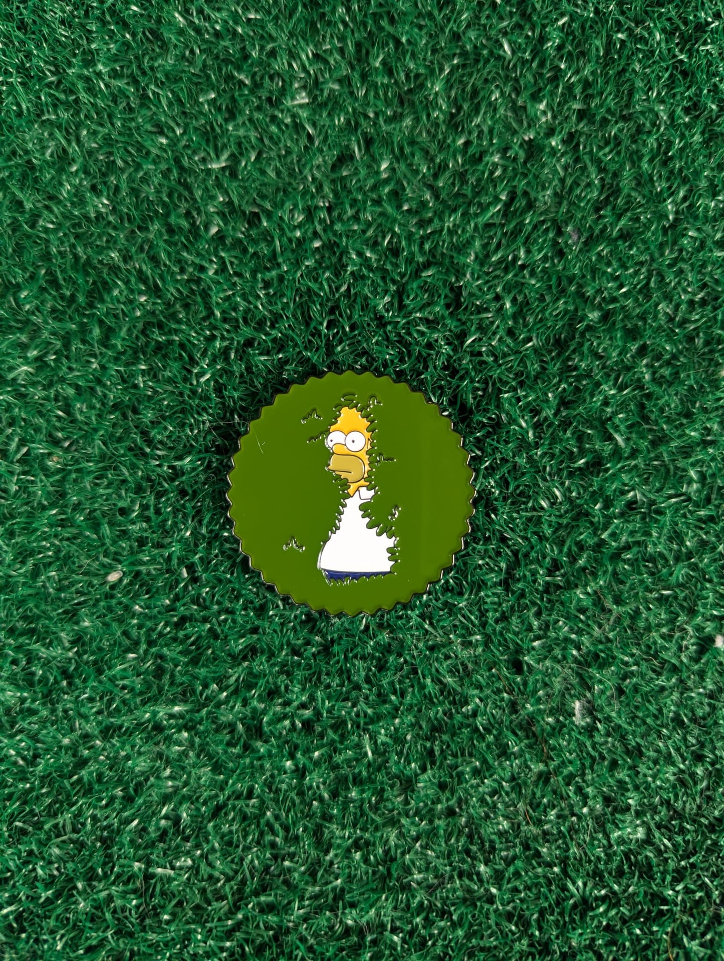 Homer Bush Inspired Golf Ball Marker