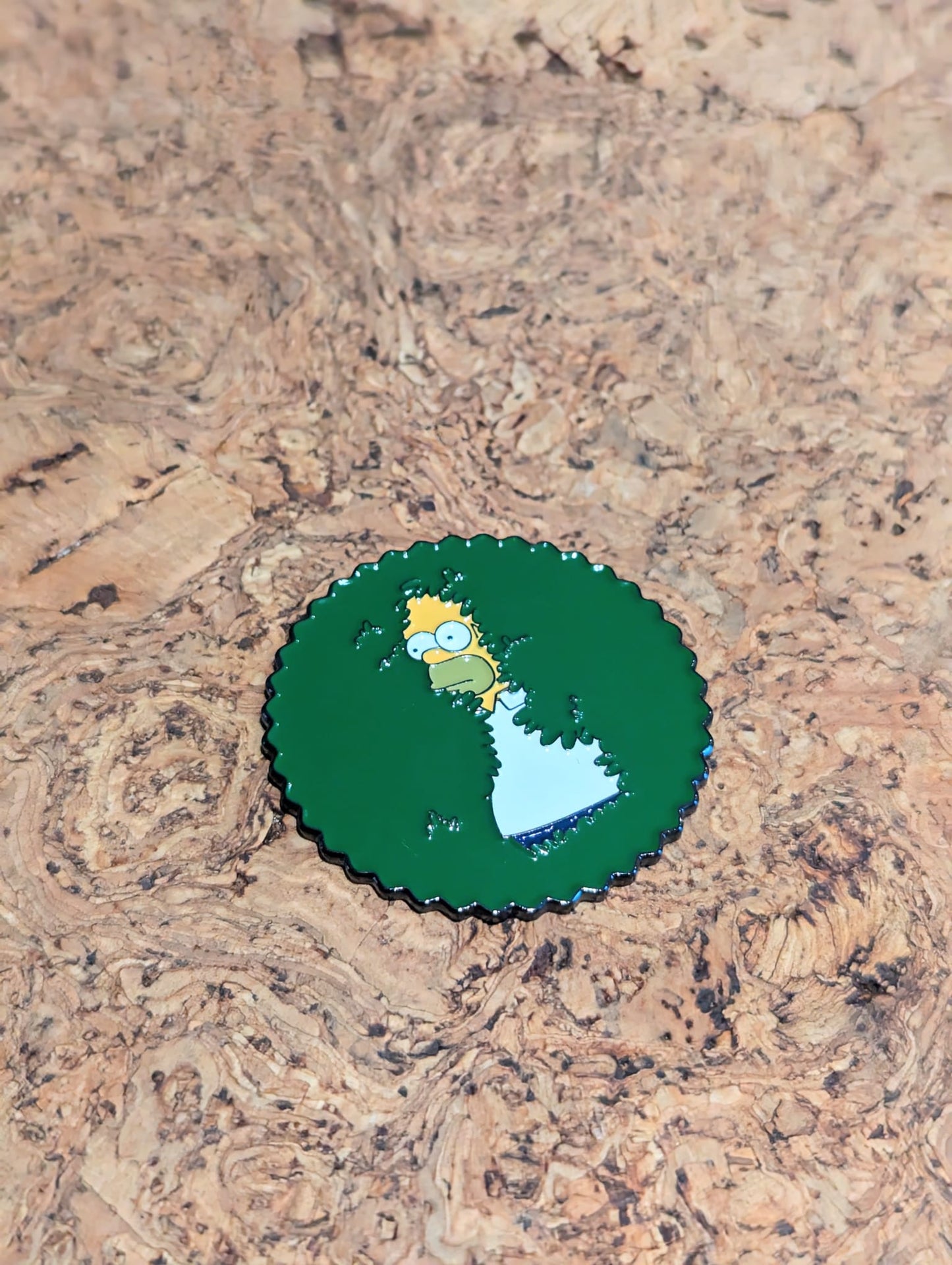 Homer Bush Inspired Golf Ball Marker