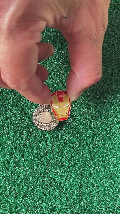 Superhero Inspired Golf Ball Markers 3 Pack Set