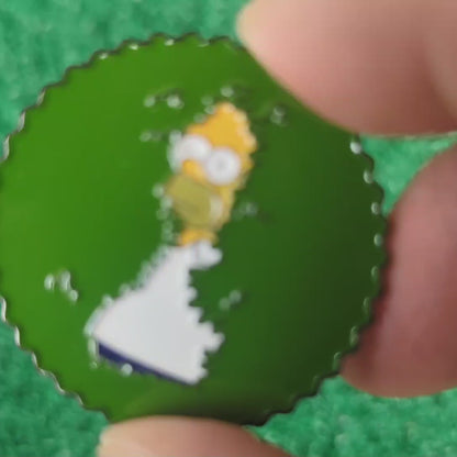 Homer Bush Inspired Golf Ball Marker