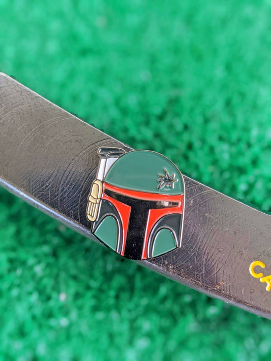 Boba Bounty Hunter Inspired Golf Ball Marker | Golf Accessory | Boyfriend Husband Bachelor Party Groomsmen Golf Gifts