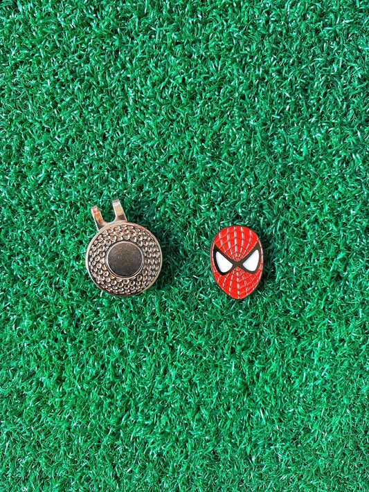 Spidey Superhero Inspired Golf Ball Marker | Golf Accessory | Boyfriend Husband Golf Gift Idea | Groomsmen Gifts | Fathers Day Gift