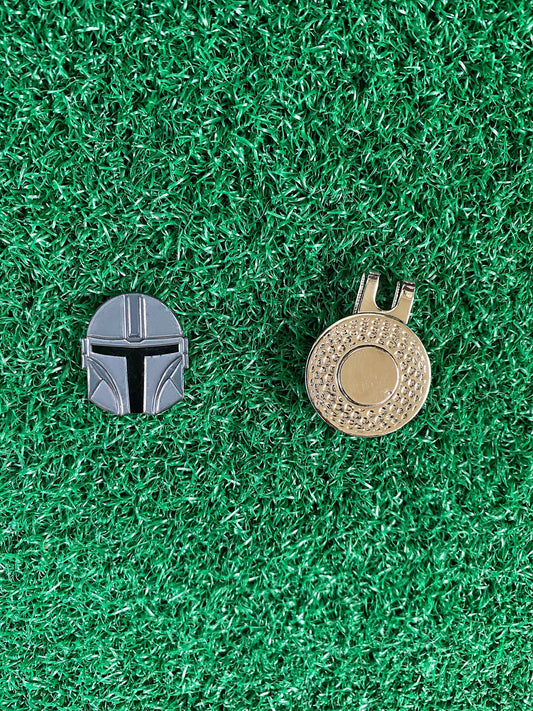 Mando Inspired Golf Ball Marker | Groomsmen Golf Gift | Golf Accessory | Boyfriend Husband Bachelor Party Groomsmen Golf Gifts