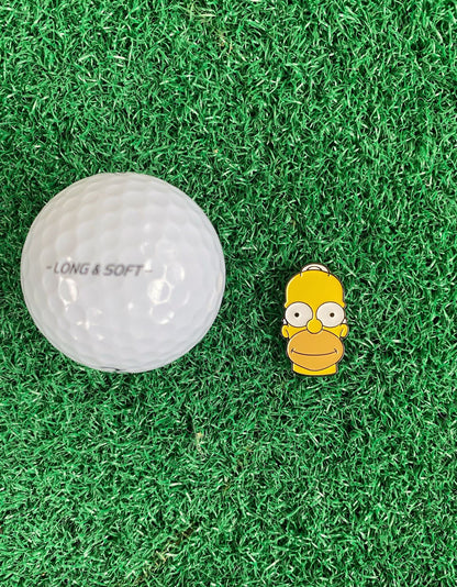 D'OHnut Springfield Inspired Golf Ball Marker | Boyfriend Husband Bachelor Party Groomsmen Golf Gifts