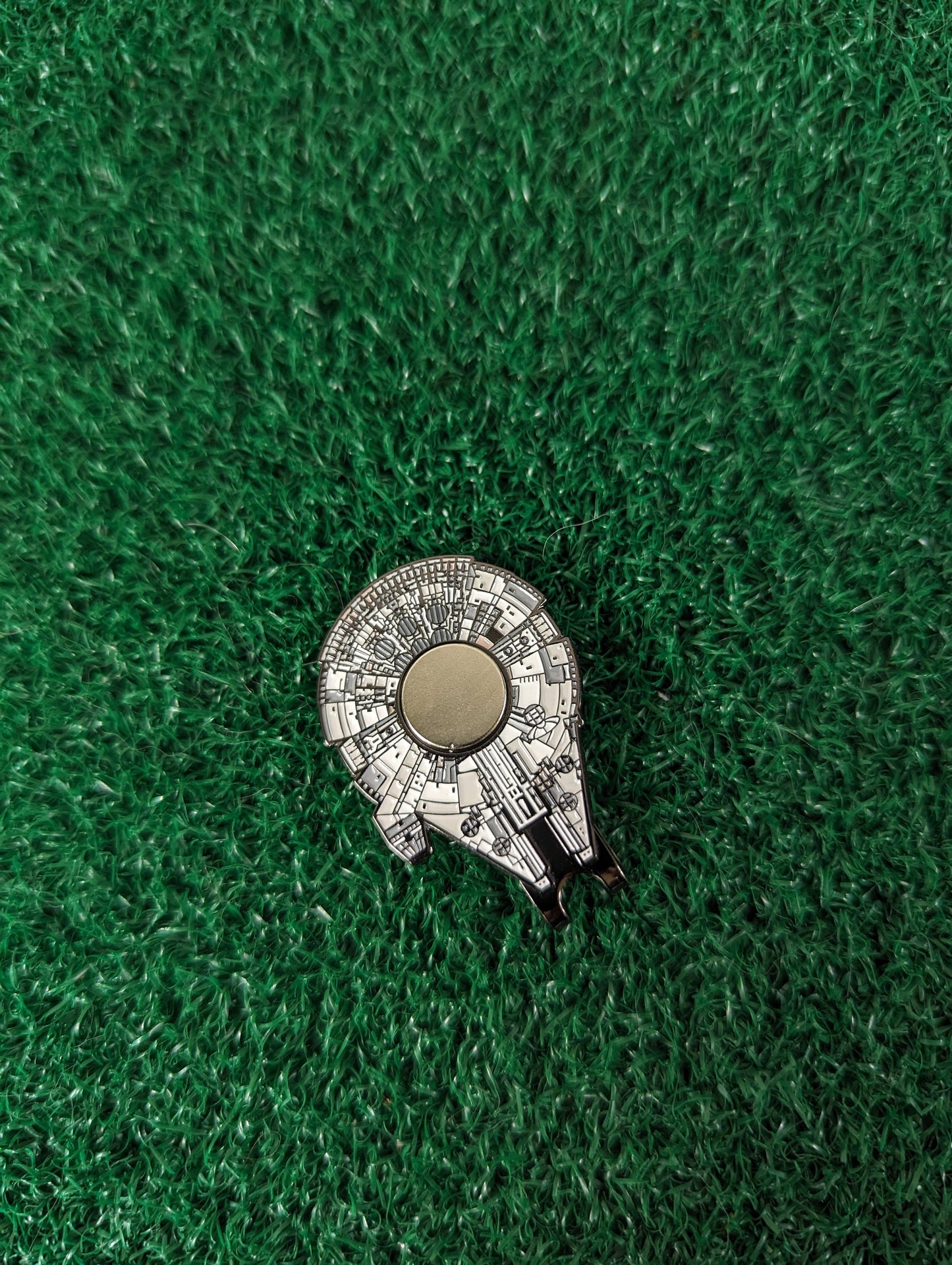 Millennium Starship Inspired Magnetic Golf Hat Clip | Groomsmen Boyfriend Husband Bachelor Party Groomsmen Golf Gifts | Golf Accessory