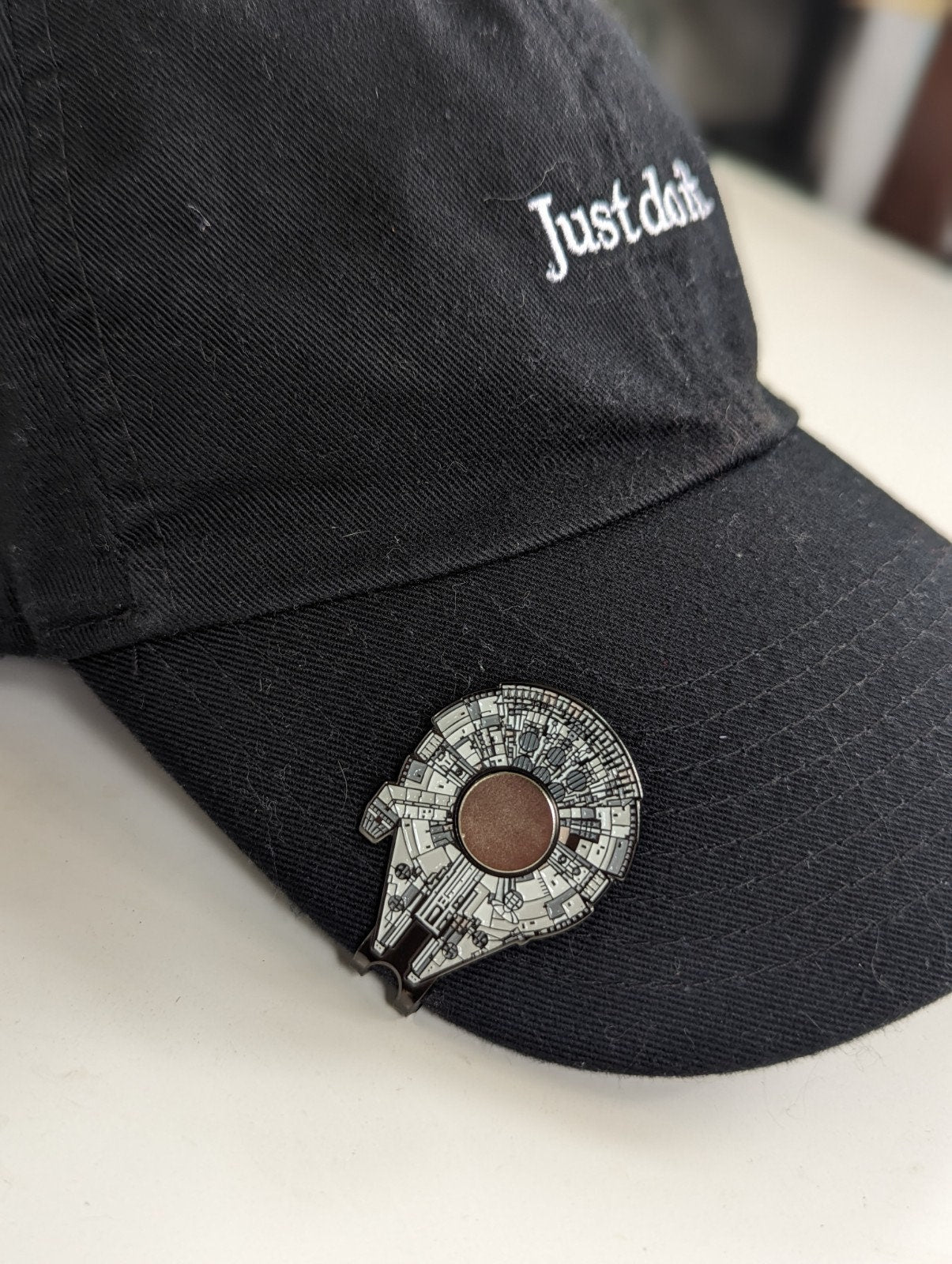 Millennium Starship Inspired Magnetic Golf Hat Clip | Groomsmen Boyfriend Husband Bachelor Party Groomsmen Golf Gifts | Golf Accessory